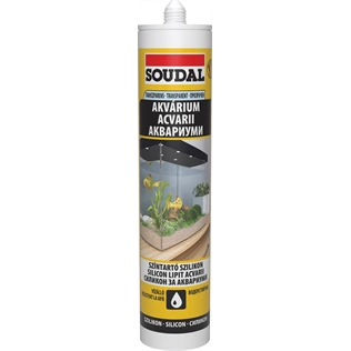 Soudal akváriumragasztó szilikon TRANSZPARENS 280ml